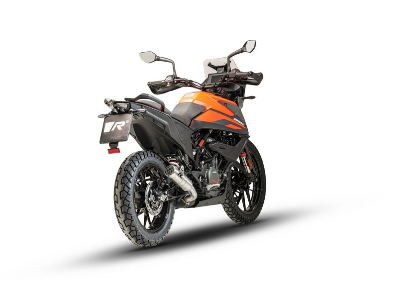 スリップオンメッシュスポーツサイレンサー、ステンレスブラッシュド接続チューブ、ECEタイプ承認付