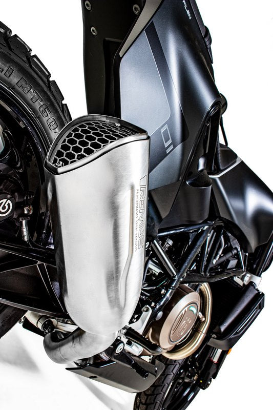 スリップオンNXTサイレンサー、フロントサイレンサー代替ステンレス接続チューブ、EC認証非取得、フットレスト交換用、接続チューブ、ステンレススチール