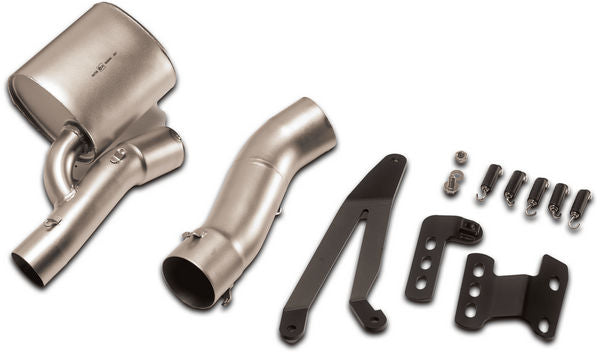 スリップオンNxtステンレスマット、ステンレスヘッダー2イン1、ECタイプ承認含む、ステンレスフロントサイレンサー（触媒含む）＋接続チューブ、ECE承認含む