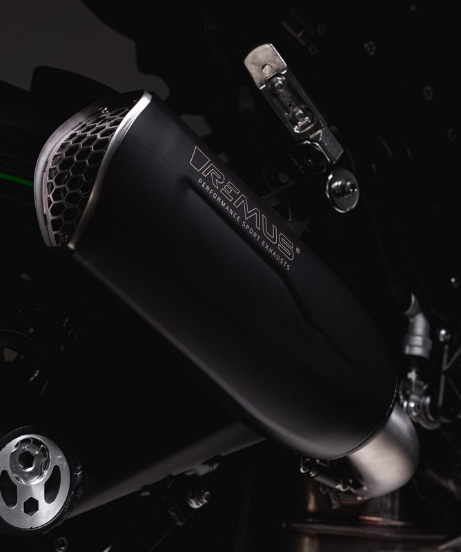 スリップオンNXTスポーツ排気システム、ステンレスブラックレーシング、接続チューブ