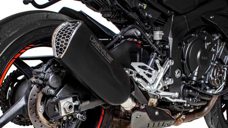 スリップオンNXTステンレスブラック、ステンレス接続管、ECEタイプ認証付