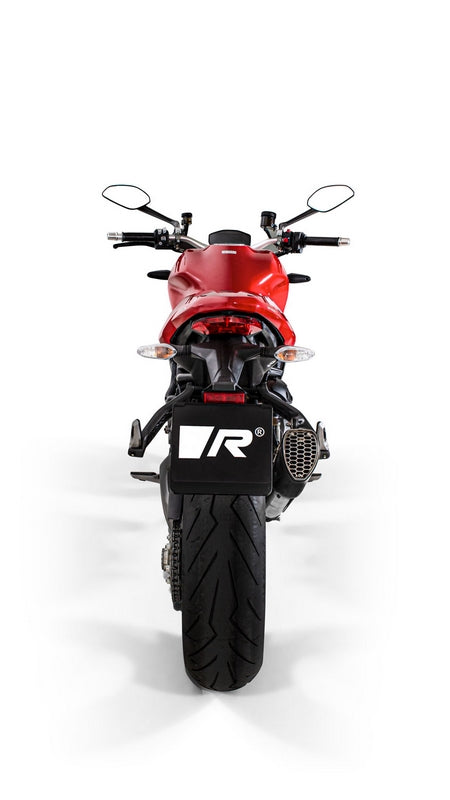 スリップオンNXTステンレスブラック、接続チューブ（ユーロ4触媒含む）、ECE認証付