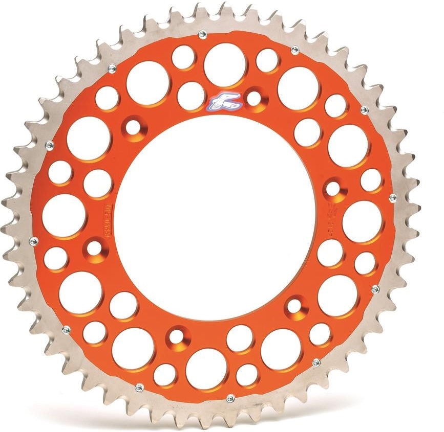 RENTHAL ツインリング リアスプロケット 歯数 48 サイズ 520 Type 2240 Orange | 2240-520-48GPOR