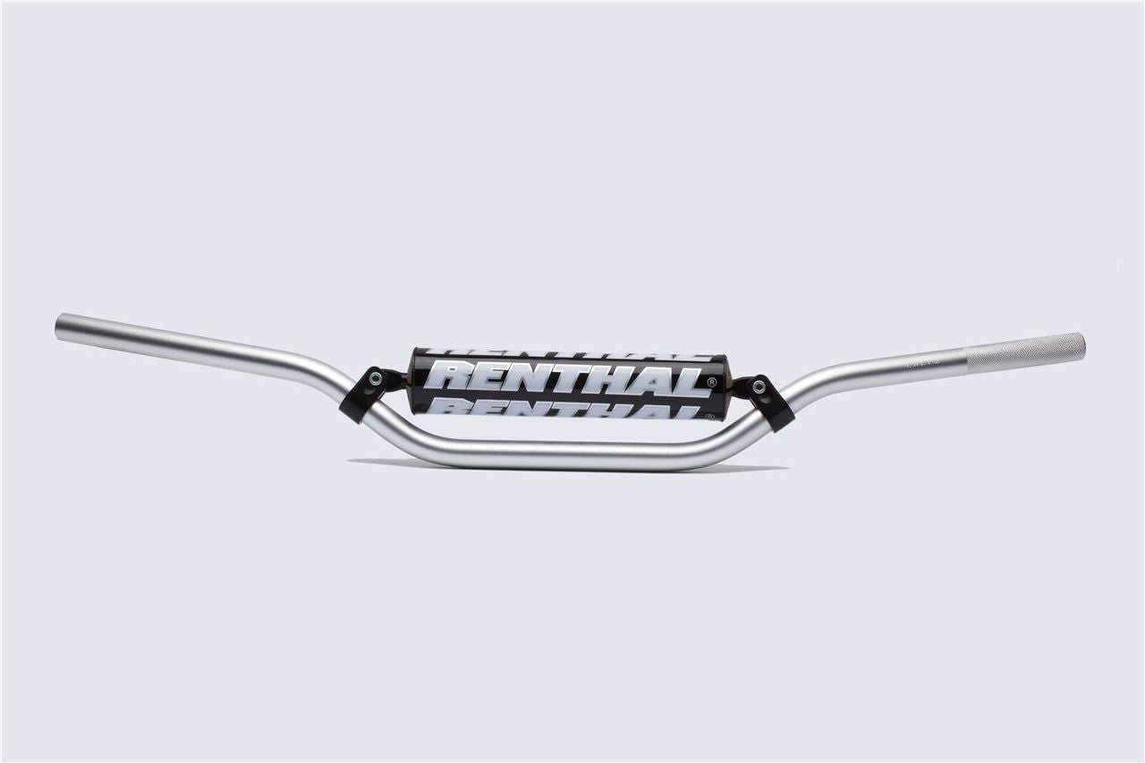RENTHAL Classic Enduro High ハンドルバー 22 2mm Silver/Black | 613-01-SI-05-006