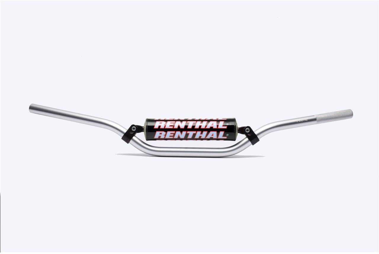 RENTHAL Vintage Desert ハンドルバー 22 2mm Silver/Black | 666-02-SI-05-006