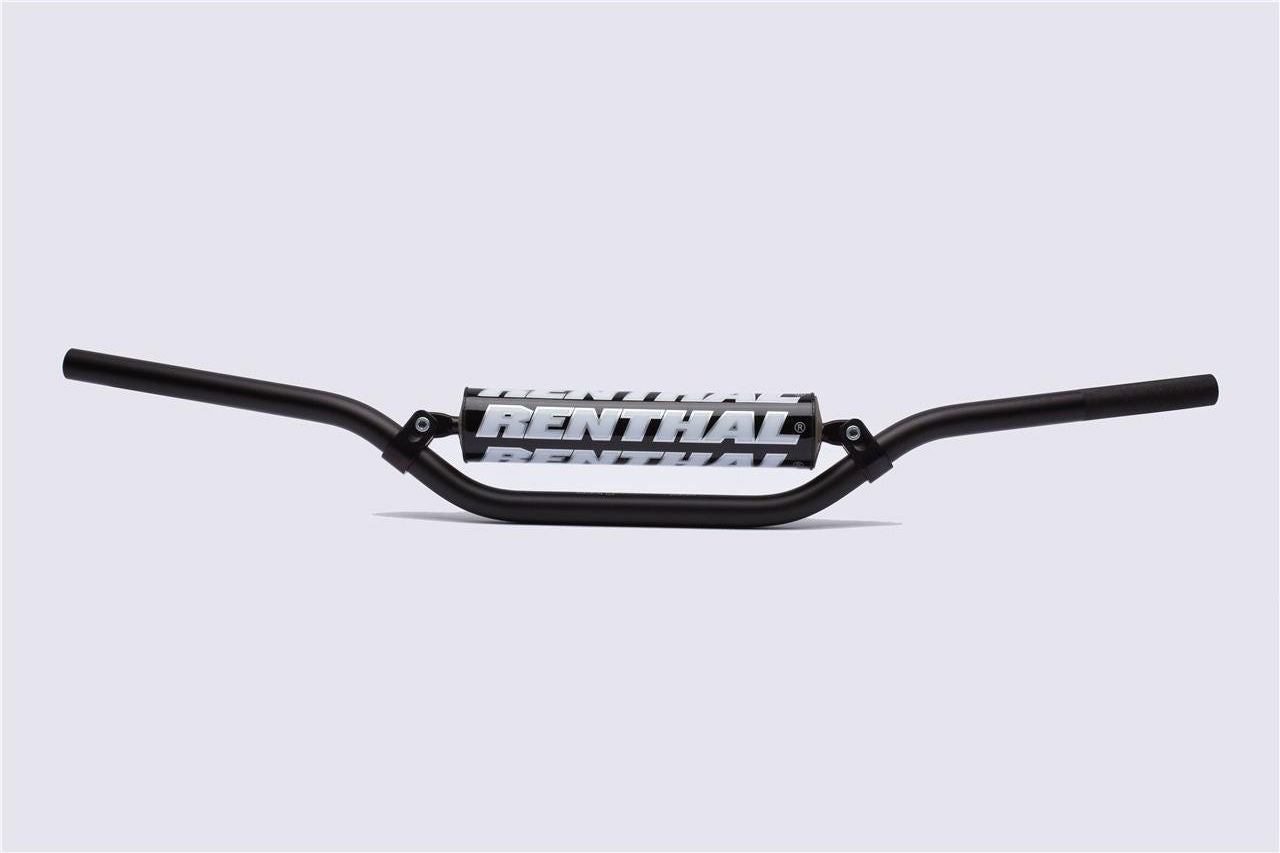 RENTHAL Classic Replica Jimmy Button ハンドルバー 22 2mm Black/Black | 764-01-BK-01-185