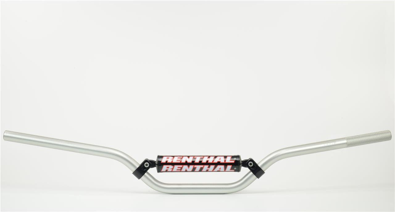 RENTHAL Trial 6.0 Classic ハンドルバー 22 2mm Silver/Black | 768-02-SI-04-254