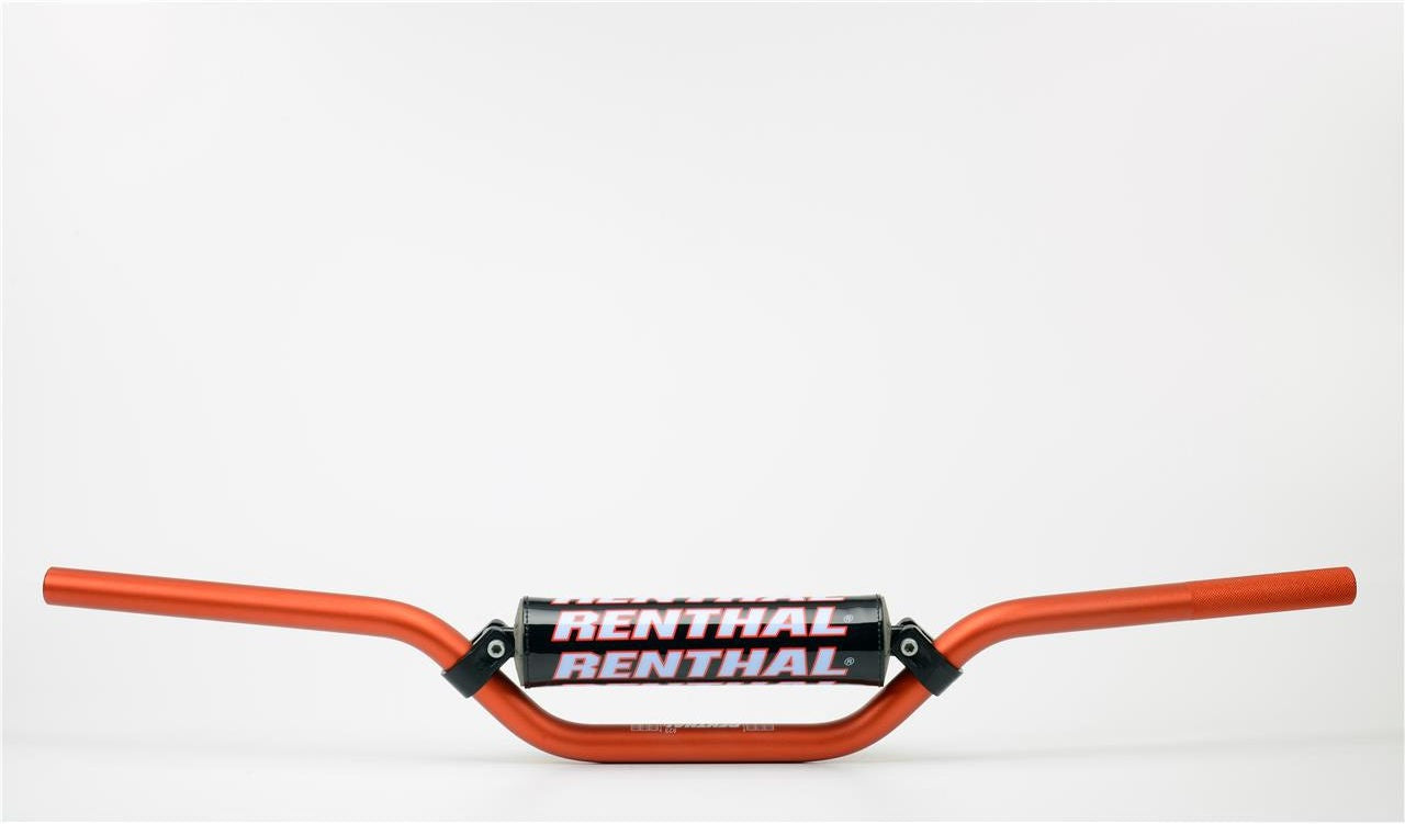 RENTHAL Classic Mini MX ハンドルバー 22 2mm Orange/Black | 823-01-OR-03-219
