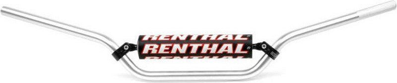 RENTHAL Classic Vintage Medium ハンドルバー 22 2mm Silver/Black | 837-01-SI-01-185