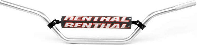 RENTHAL Classic Vintage High ハンドルバー 22 2mm Silver/Black | 838-01-SI-05-185