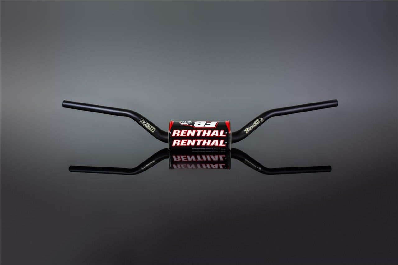 RENTHAL R-Works ファットバー36 Reed/Windham ハンドルバー 36mm クロスバーなし Black/Black | 931-01-BK