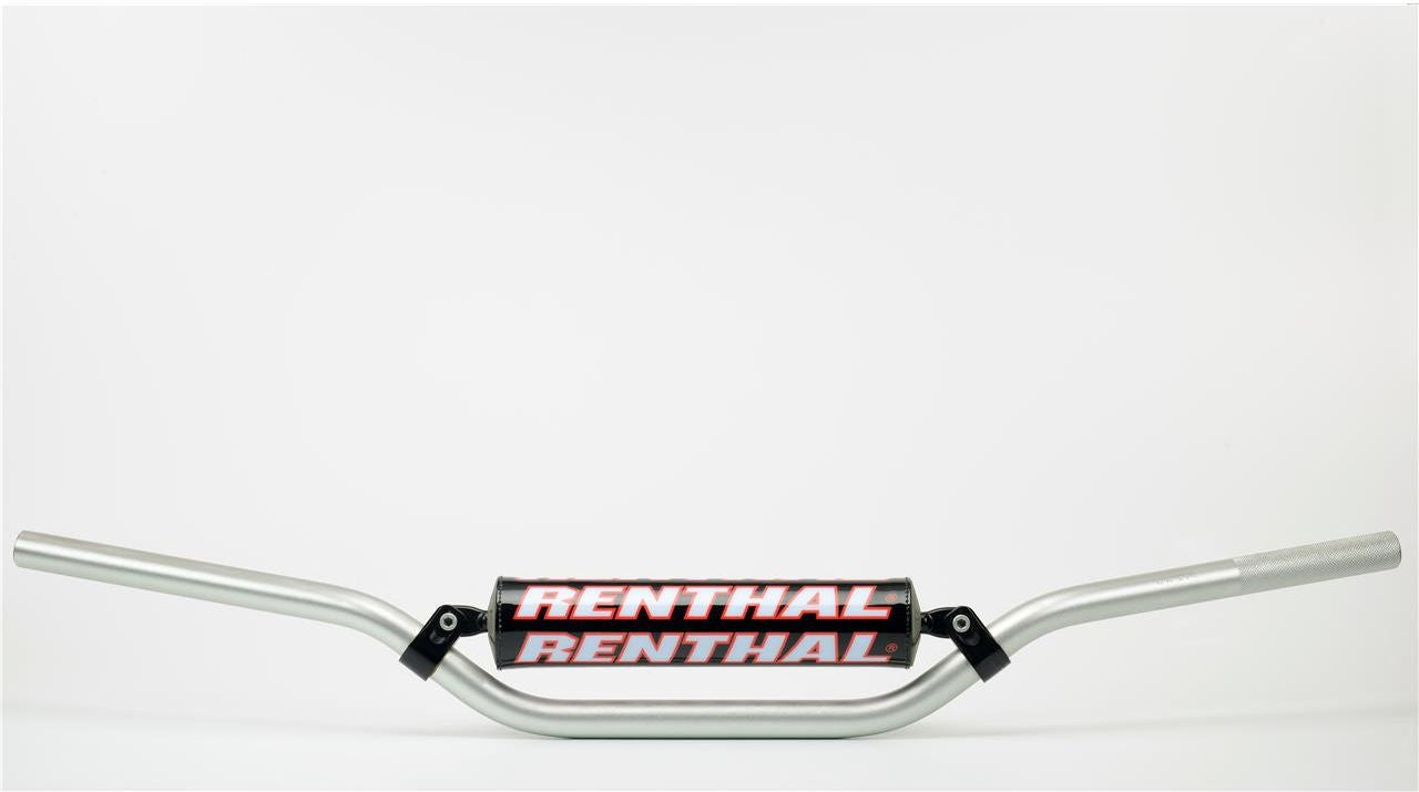 RENTHAL Classic Replica Ricky Carmichael ハンドルバー 22 2mm Silver/Black | 971-08-SI-01-185