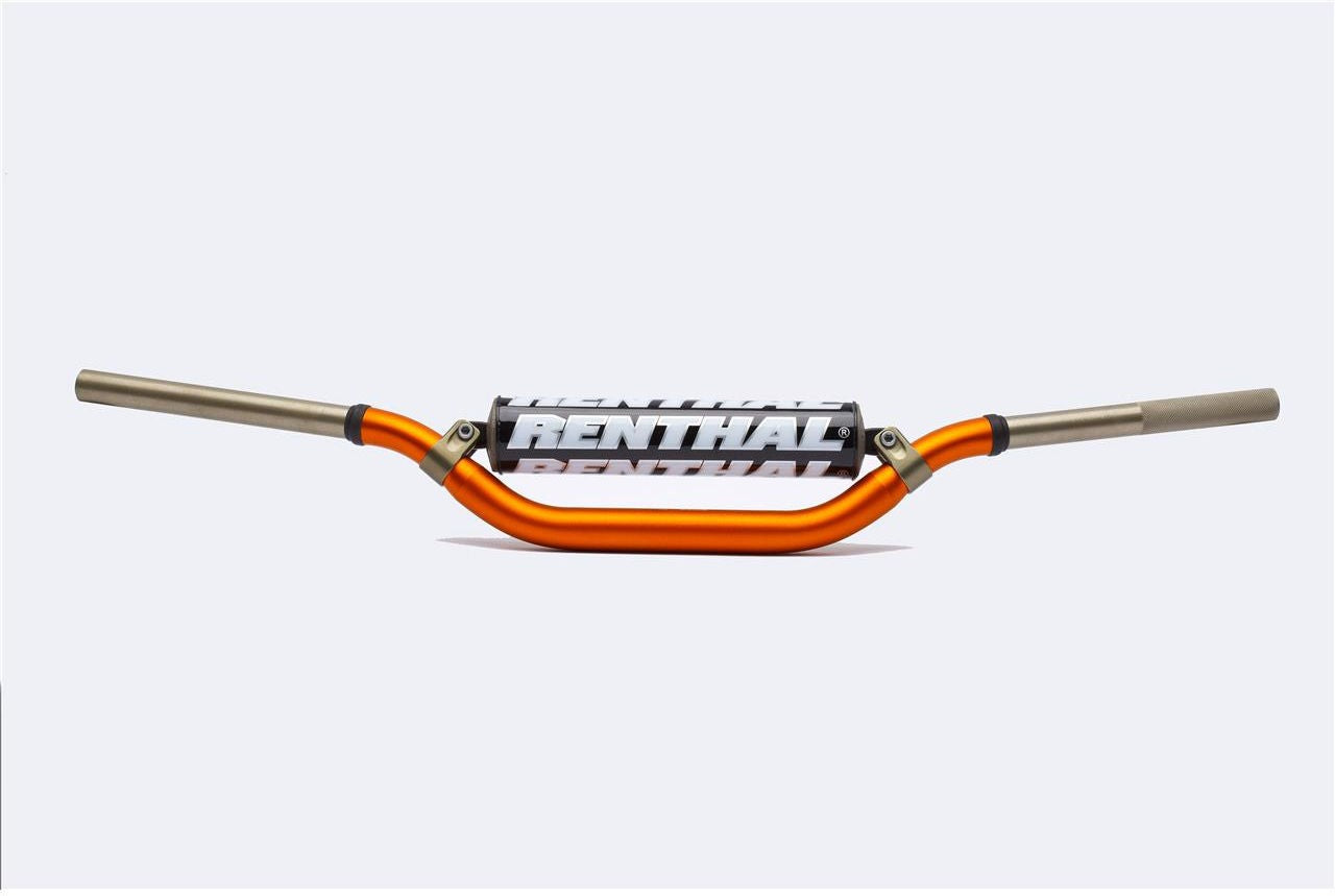 RENTHAL Replica Villopoto/Stewart ツインウォールバー 28 6mm Orange/Black | 996-01-OR-07-185