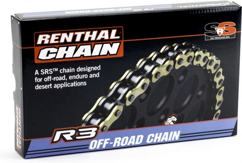 RENTHAL 520 R3-3 チェーン Gold/Black リンク数 118 | C415