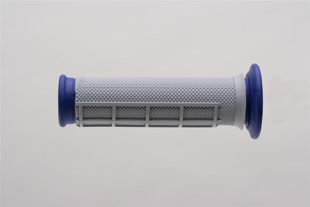 RENTHAL Quad ダイヤ/ワッフル グリップ Grey/Blue | G170