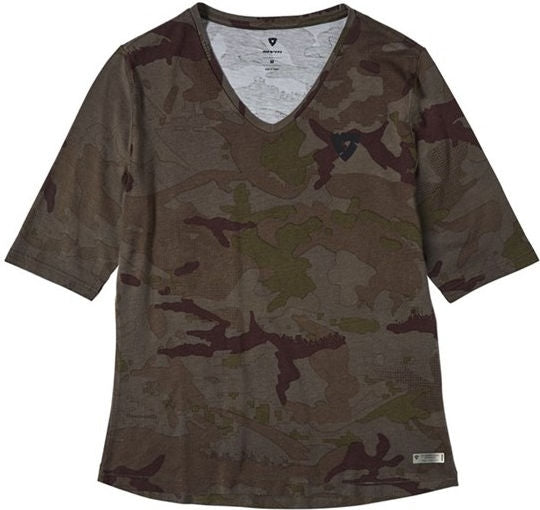 REVIT / レブイット Tシャツ Bailey レディース カモ ダーク グリーン | FFC059-4580