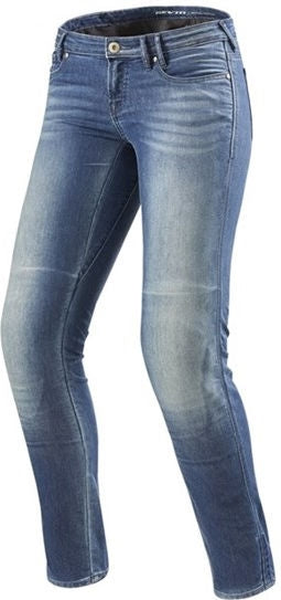 REVIT / レブイット ジーンズ Westwood レディース SF ライトブルー（ユーズド加工）L32 | FPJ032-6312