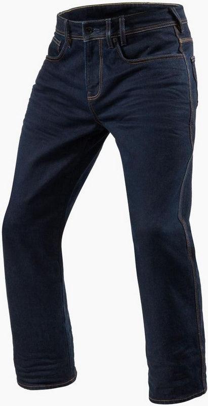 REVIT / レブイット ジーンズ Philly 3 LF ダークブルー（ユーズド加工）| FPJ055-6341