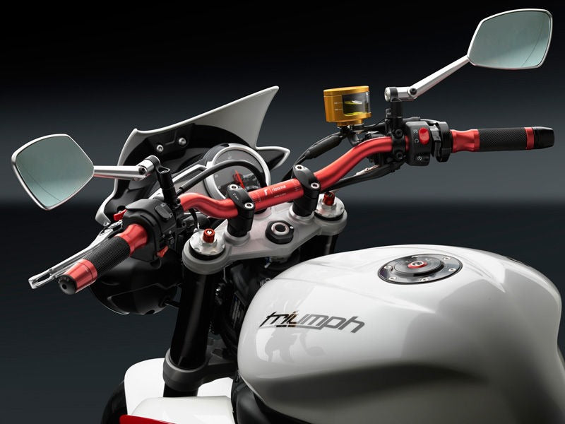 Rizoma 1-1/8 inch diameter tapered handlebars