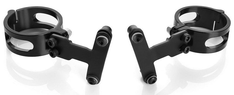 Rizoma / リゾマ Windscreen mounting kit ZHD091 (front fork Ø 49 mm) | ZHD118BS