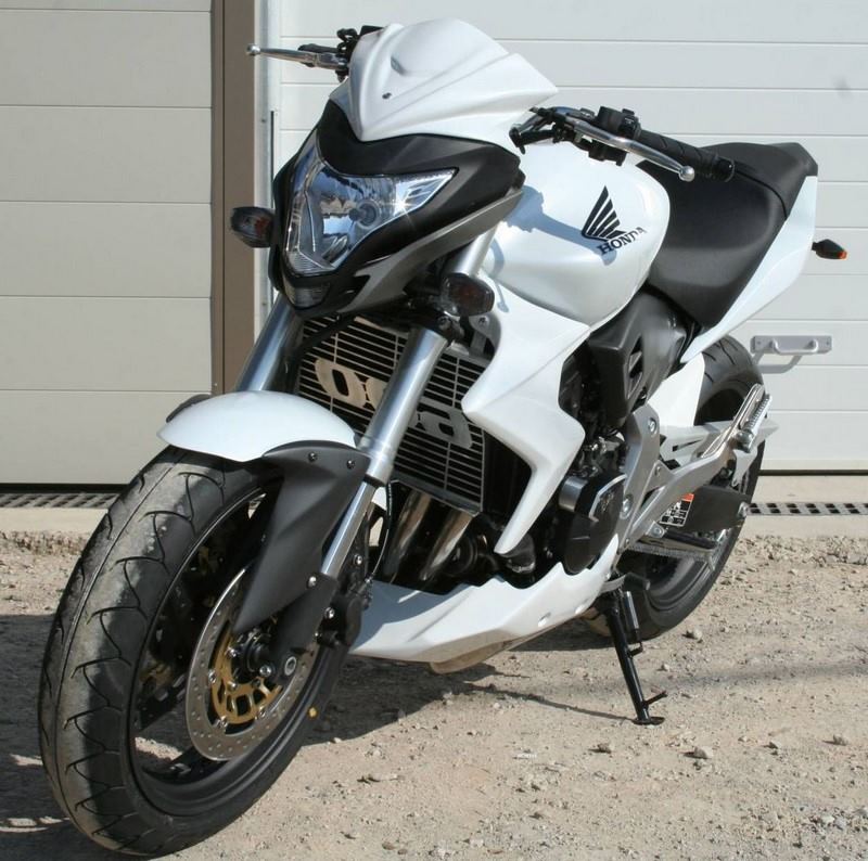 S2-Concept / S2コンセプト ラジエータースクープ HORNET 600 塗装済み ブルー | H644