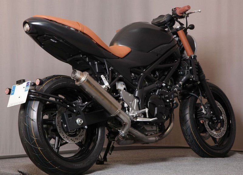 S2-Concept / S2コンセプト バックカバー (テールフェアリング) LEDライト付き Suzuki SV 650 ホワイト | S709