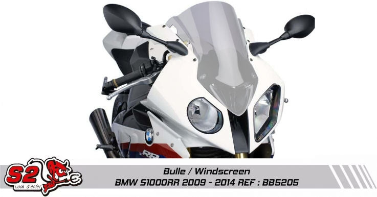 S2-Concept / S2コンセプト ダブルバブルスクリーン カーブ BMW S1000R 2009-14 | BB5205