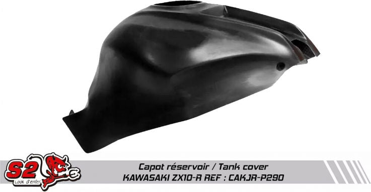 S2-Concept / S2コンセプト タンクカバー KAWASAKI ZX10R 2011-17 | CAKJR-P290