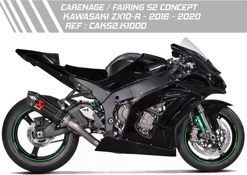 S2-Concept / S2コンセプト コンプリートフェアリングセット KAWASAKI-ZX10R-2016 endurance | CAKS2.K1000
