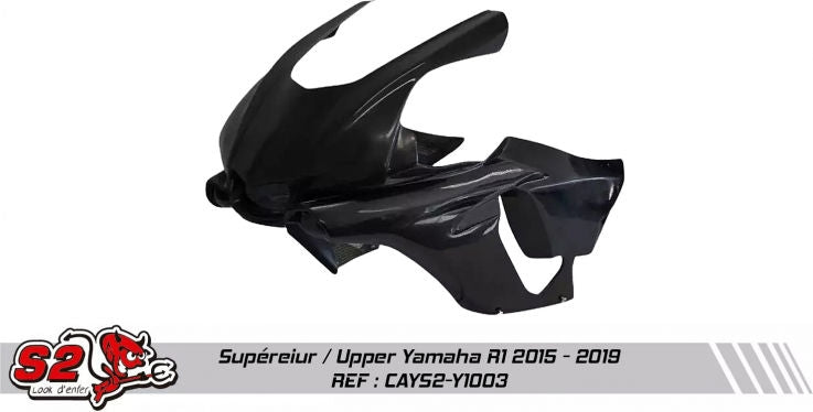 S2-Concept / S2コンセプト トップ フェアリング YAMAHA R1 2015 endurance sans supports de phare | CAYS2-Y1003