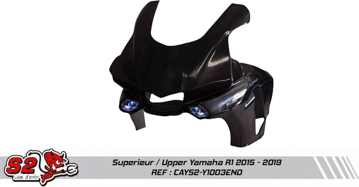 S2-Concept / S2コンセプト トップ フェアリング YAMAHA R1 2015 endurance avec les supports de phare | CAYS2-Y1003END