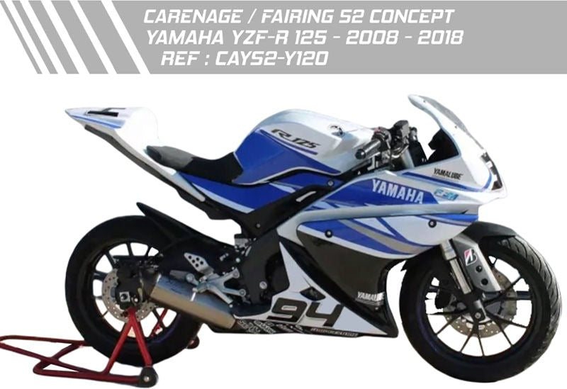 S2-Concept / S2コンセプト コンプリートフェアリングセット YZF125R CUP | CAYS2-Y120