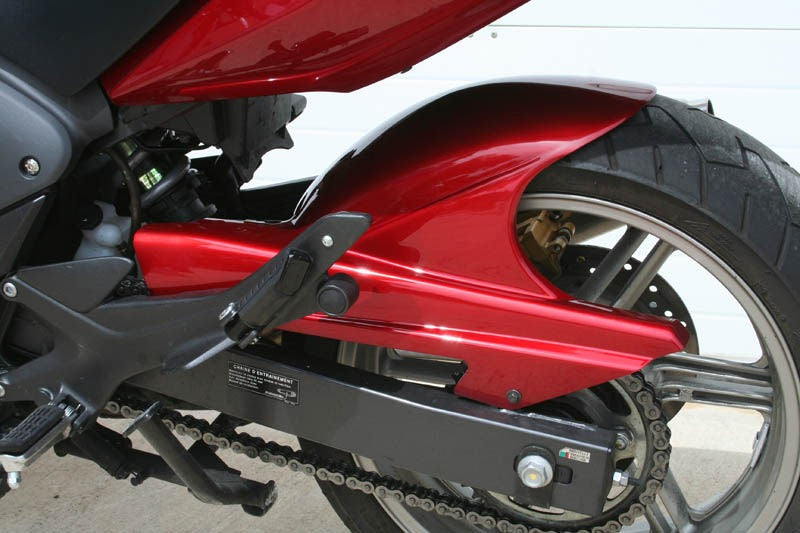 S2-Concept / S2コンセプト リア マッドガード CBF600 ホワイト | H622