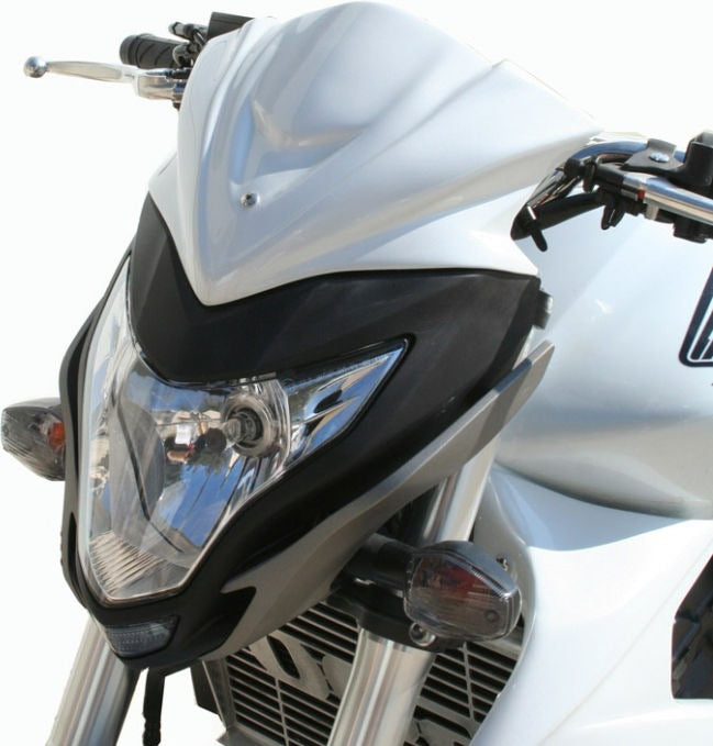 S2-Concept / S2コンセプト ノーズフェアリング HORNET 600 塗装済み ブラック マット | H645