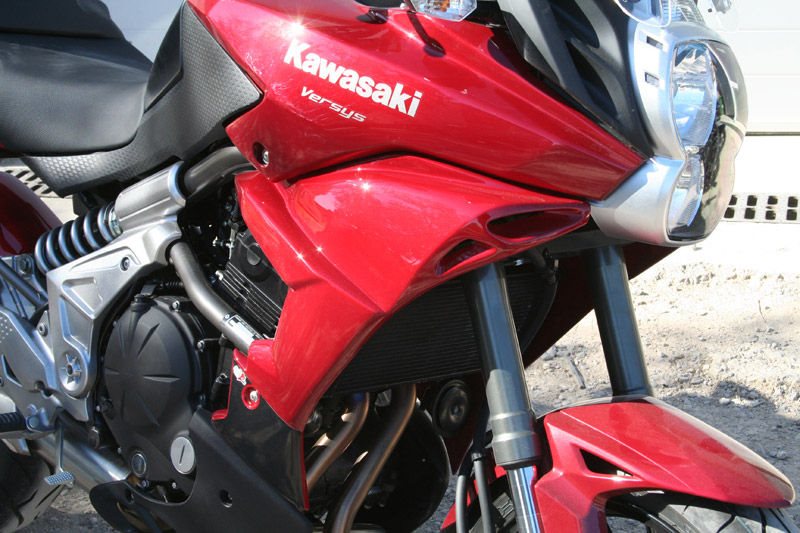 S2-Concept / S2コンセプト ラジエータースクープ VERSYS 塗装済み イエロー | K678
