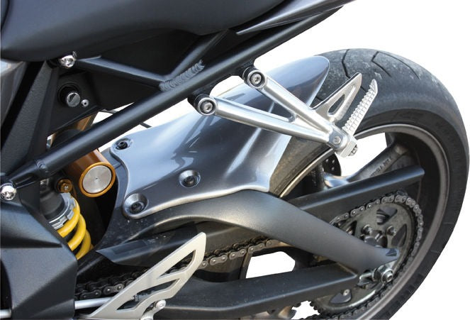 S2-Concept / S2コンセプト リア マッドガード DAYTONA 675 ホワイト | T672