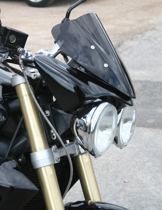 S2-Concept / S2コンセプト ノーズフェアリング STREET TRIPLE 塗装済み グレー | T677