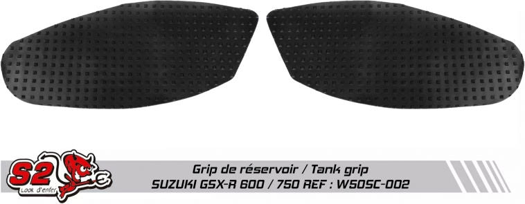 S2-Concept / S2コンセプト タンクグリッププロ：キット Suzuki GSX-R600/750 2008-2010 | W50SC-002