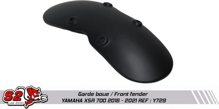 S2-Concept / S2コンセプト フロントフェンダー Yamaha XSR 700 グレー マット | Y729