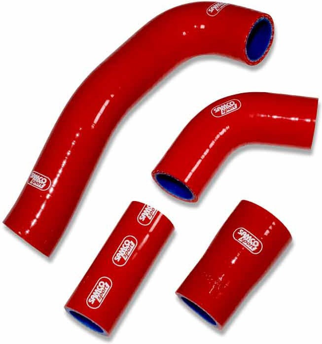 サムコスポーツ / Samco Sport MV Agusta Brutale 1090 2013 - 2018 4 ピース シリコンラジエーター クーラントホースキット | AGU-5-RD