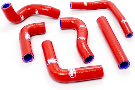 サムコスポーツ / Samco Sport Beta 250 RR / Racing (2T) 2013 - 2019 6 ピース OEM リプレイスメント シリコンラジエーター クーラントホースキット | BET-4-RD