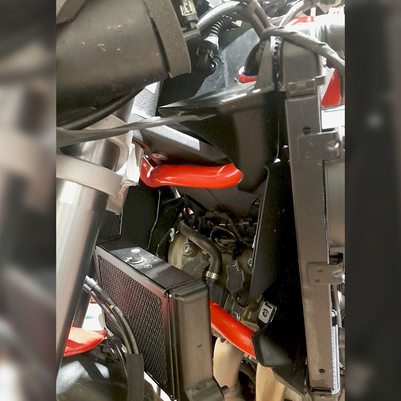 Samco Sport / サムコスポーツ シリコンラジエータークーラントホースキット Ducati Multistrada（ムルティストラーダ） V4 2022 - 2025 10 ピース | DUC-37