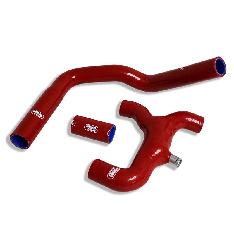 Samco Sport / サムコスポーツ シリコンラジエータークーラントホースキット Ducati Panigale（パニガーレ） V4 Thermostat Bypass / Delete 2018 - 2025 3ピース | DUC-38