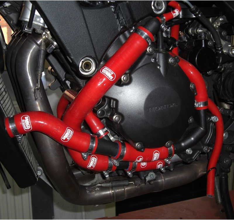 サムコスポーツ / Samco Sport Honda CBR 1000 RR Fireblade 2004 - 2005 12 ピース シリコンラジエーター クーラントホースキット | HON-11-RD
