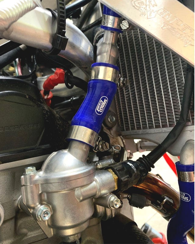 サムコスポーツ / Samco Sport Honda CRF 450 L 2019 - 2020 7 ピース シリコンラジエーター クーラントホースキット | HON-120-BU