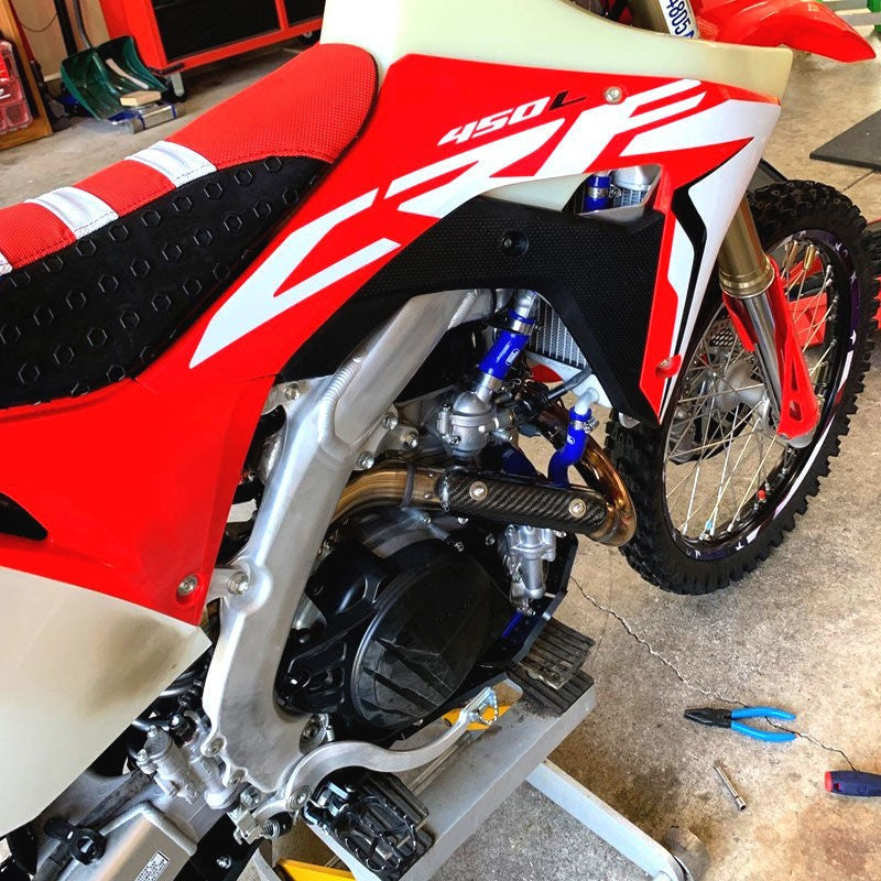 サムコスポーツ / Samco Sport Honda CRF 450 L 2019 - 2020 7 ピース シリコンラジエーター クーラントホースキット | HON-120-BU