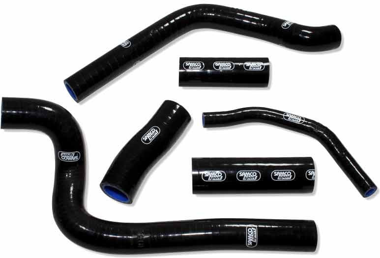 サムコスポーツ / Samco Sport Honda CR 500 R 1989 - 2001 6 ピース シリコンラジエーター クーラントホースキット | HON-18-BK