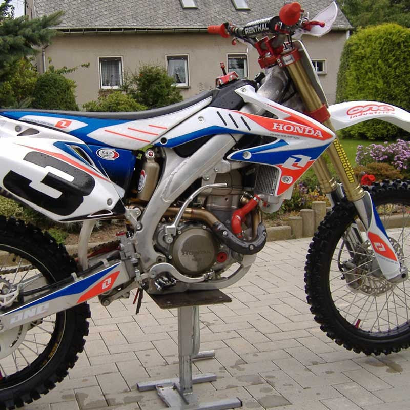 サムコスポーツ / Samco Sport Honda CRF 450 R 2005 - 2008 4 ピース シリコンラジエーター クーラントホースキット | HON-28-RD