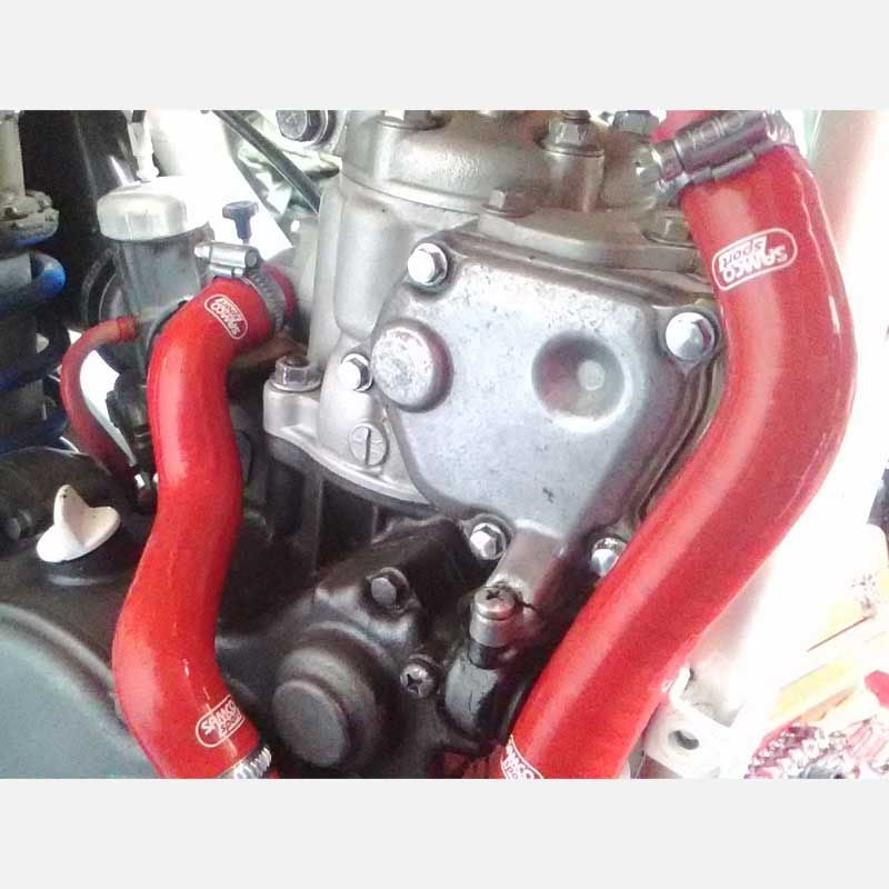 サムコスポーツ / Samco Sport Honda CR 125 1990 - 1997 7 ピース シリコンラジエーター クーラントホースキット | HON-98-RD