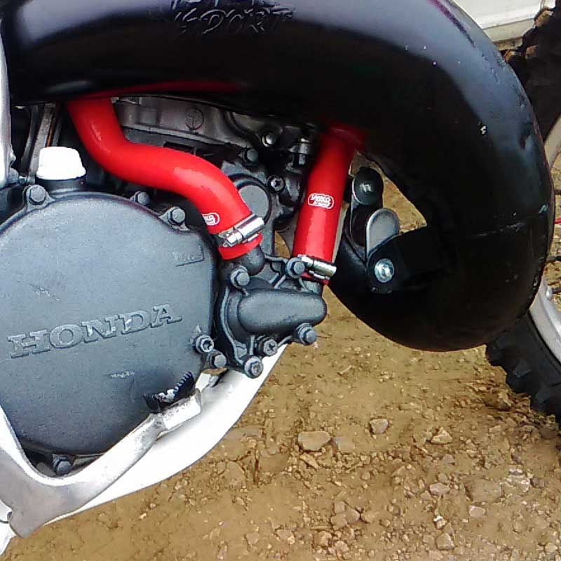 サムコスポーツ / Samco Sport Honda CR 125 1990 - 1997 7 ピース シリコンラジエーター クーラントホースキット | HON-98-RD